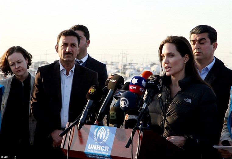 Angelina Jolie in Iraq